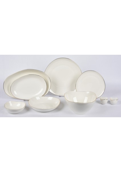 New Bone 30 Parça Yemek Takımı