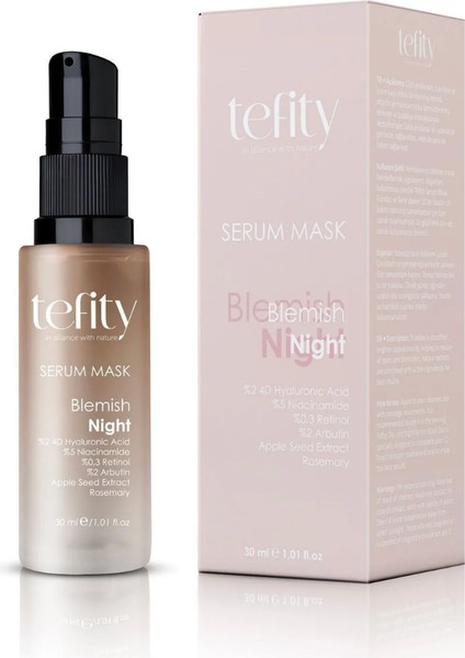 Blemish Night Serum Mask : Leke Önleyici Serum Maske / Gece