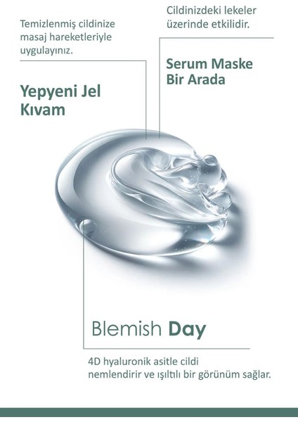 Blemish Day Serum Mask : Leke Önleyici Gündüz Kullanımı Için Geliştirilmiş Serum Maske