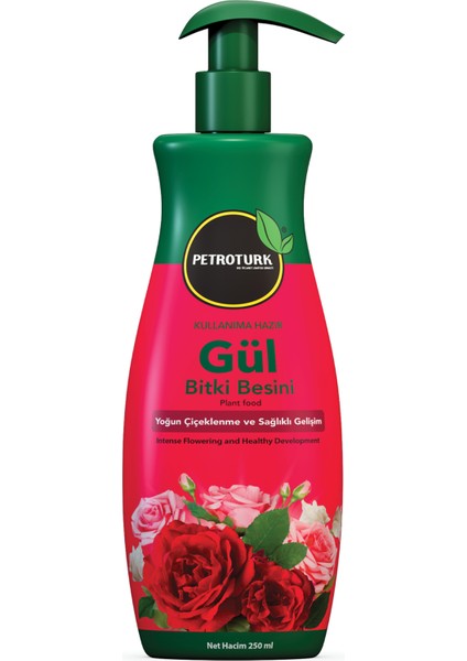 Kullanıma Hazır Gül Sıvı Bitki Besini