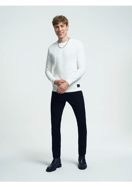 Erkek Sweatshirt Beyaz LF2034194 fiyatları