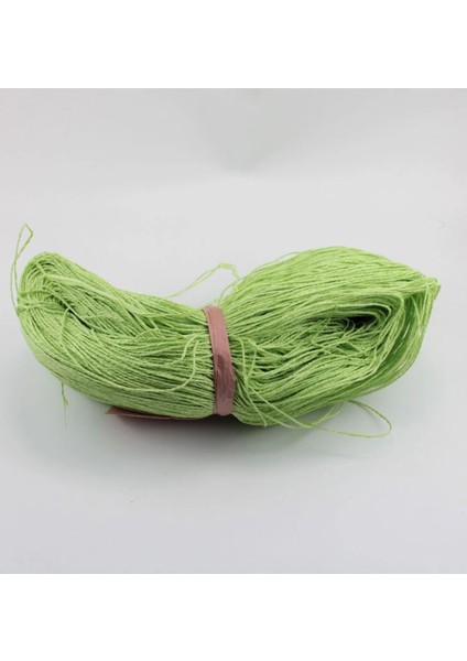Fıstık Yeşili Renk Çile Kağıt ip Çanta ipi Supla ipi No:40 - (550-600 Gr)