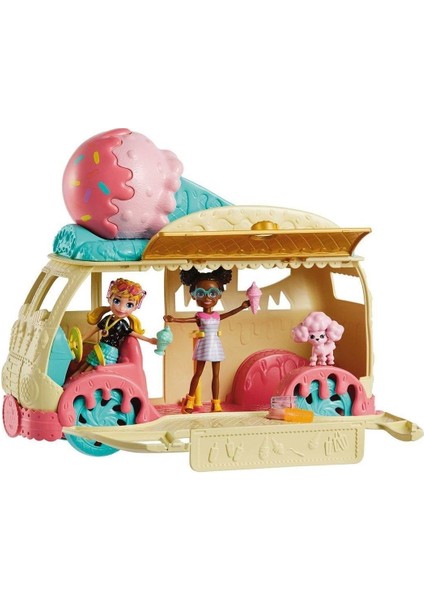 HHX77 Polly Pocket Minik Lezzetler Dondurma Arabası