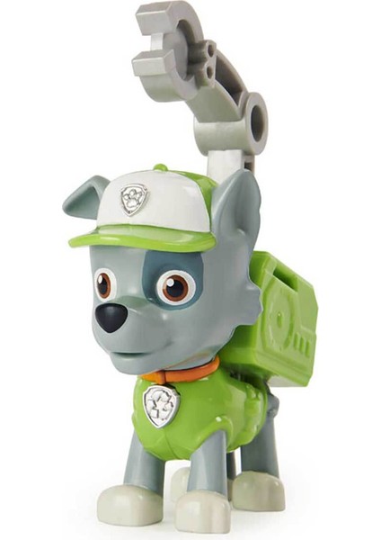 Paw Patrol Müzikli ve Rozetli Kahramanlar - Rocky - 10 cm modelleri