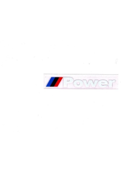 Sticker ///power Bmw Özel Sticker 14X2 cm
