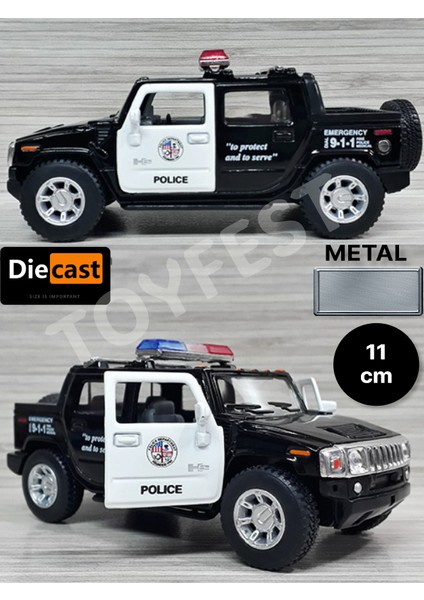 2005 Hummer H2 Sut Polis Çek Bırak Die - Cast Kapıları Açılabilen Koleksiyonluk Metal Model Araba fiyatları