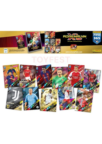 Panini Adrenalyn Fifa 365 - 2024 Official Trading Card Futbolcu Kartları Etiketi ( 50 Paket ) fırsatları