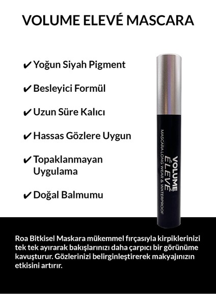 Volume Elevé Mascara 8 ml fiyatları