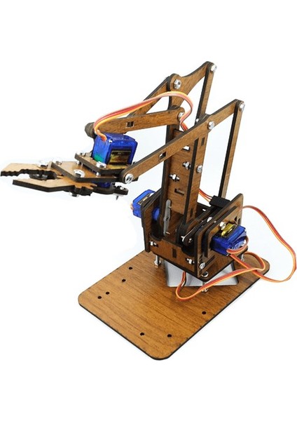 Arduino Mdf Robot Kol Parçaları (Demonte)