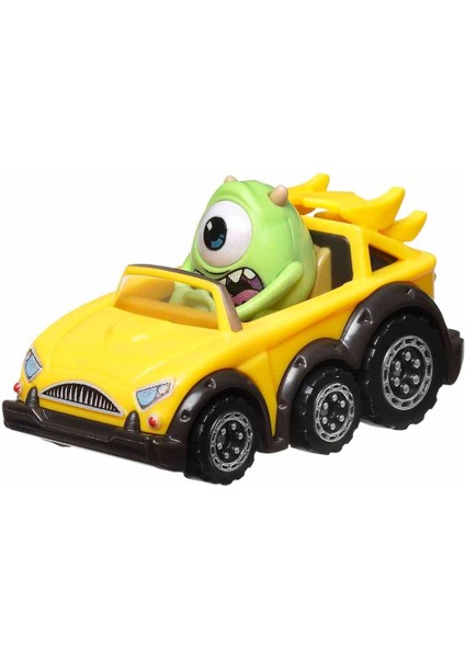Racerverse Tekli Model Araba - Figürlü Yarış Arabası - Pixar Mike Wazowski - 7 cm modelleri