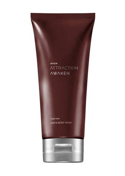 Attraction Awaken Erkekler İçin Saç ve Vücut Şampuanı 200 ml