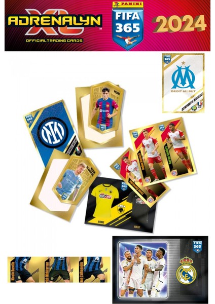 Panini Fifa 365 2024 Futbolcu Stickers Kartları - 12 Paket ( 60 Stickers )