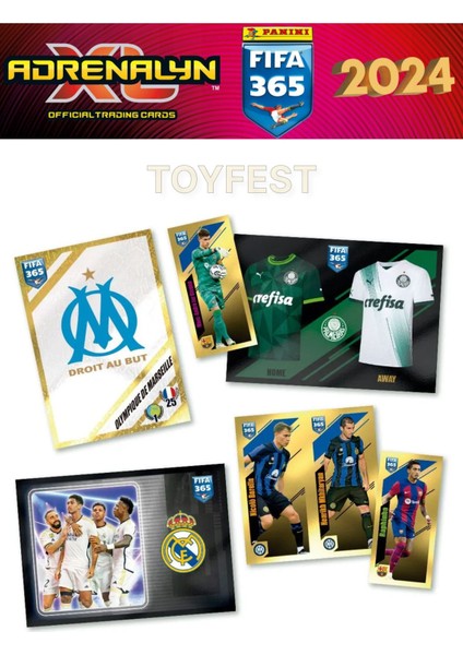 Panini Fifa 365 2024 Futbolcu Stickers Kartları - 12 Paket ( 60 Stickers )