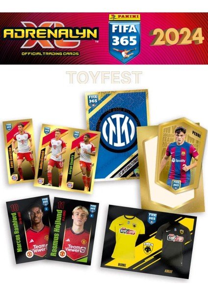 Panini Fifa 365 2024 Futbolcu Stickers Kartları - 12 Paket ( 60 Stickers )