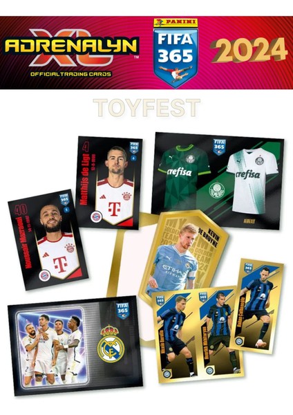 Panini Fifa 365 2024 Futbolcu Stickers Kartları - 12 Paket ( 60 Stickers )