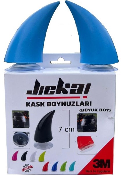 Kask Boynuzu Büyük Boy Mavi Model-5