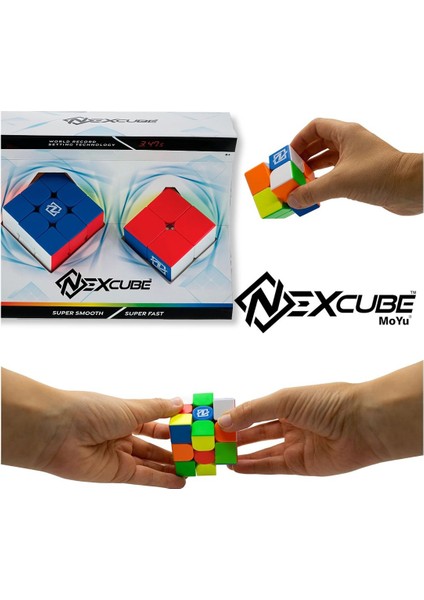 Nexcube 2x2 + 3x3 Classic Set Zeka Küpü Akıl Küpü Rübik Küp