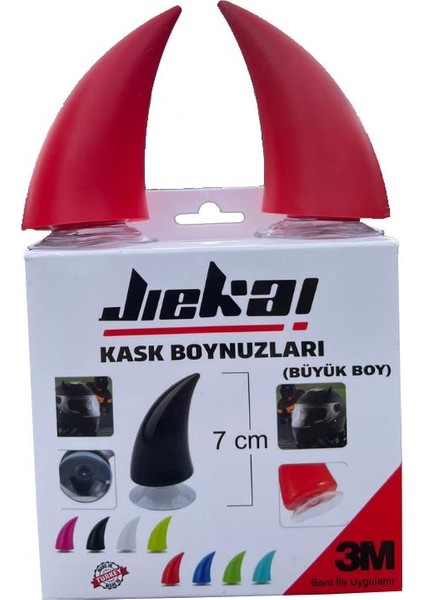 Kask Boynuzu Büyük Boy Kırmızı Model-2