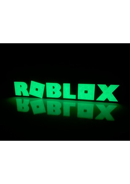 Roblox Fosfor Işıklı Masa Üstü Stand ve Figür