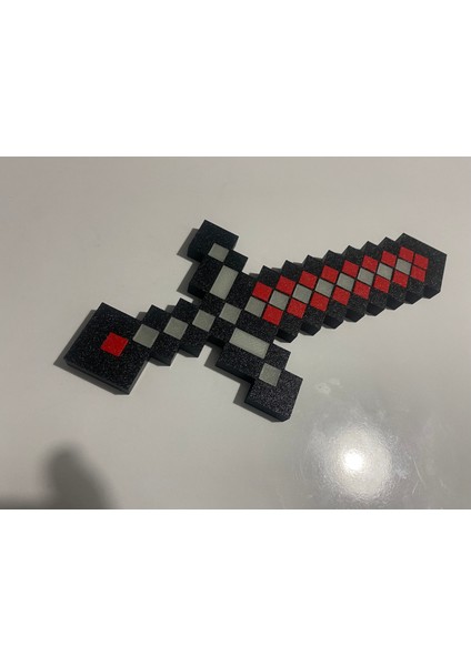 Minecraft Fosfor Işıklı Elmas Kılıç ve Minecraft Figür