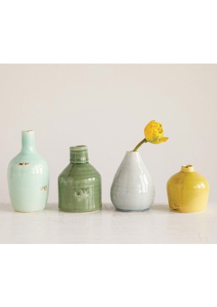 4' Lü Set Terra Cotta Vazolar