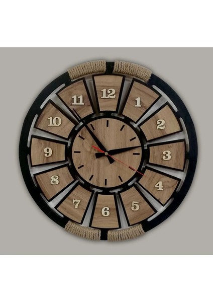 Shelife Ahşap Halatlı Dekoratif Duvar Saati fiyatları