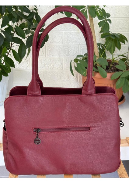 Mega Bag 8 Bölmeli Içi Tamamen Astarlı Hafif Tasarım Omuz Çantası fiyatları