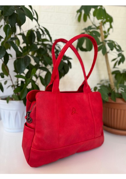 Mega Bag 8 Bölmeli Içi Tamamen Astarlı Hafif Tasarım Omuz Çantası fiyatları