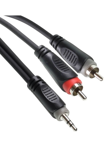 3,5 mm St 2 Rca Erkek 5 mt Kablo Rx K-12905