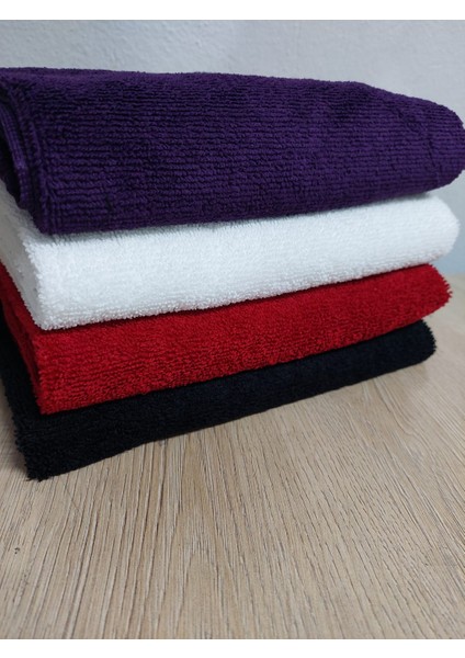 4 Adet Saç Boyası Tutmayan Siyah Kırmızı Beyaz Mor Mikrofiber El Yüz Kuaför Spor Havlusu modelleri