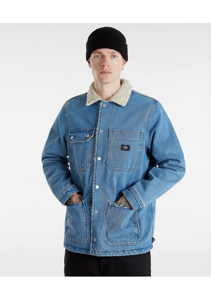 Drill Chore Denim Sherpa Coat