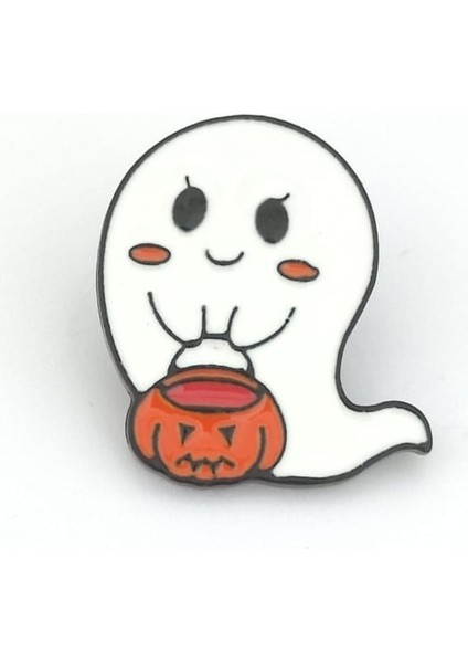 Halloween Hayalet Rozet Model 1. Mineli, Metal. Cadılar Bayramı, Halloween Rozet. Broş, Pin. fiyatları