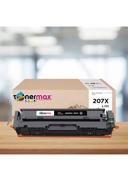 Hp 207X - W2210X Muadil Toner Siyah- Çipli / Hp Color Laserjet Pro M255DW / M255NW /M282NW /M283CDW /M283FDN /M283FDW