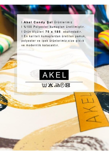 Aminenesil Akel Candy Polyester Şal