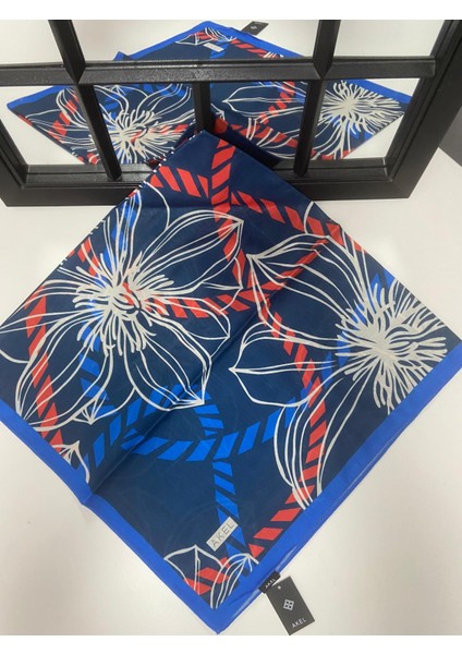 Akel Çiçek Desen Soft Pamuk Eşarp modelleri