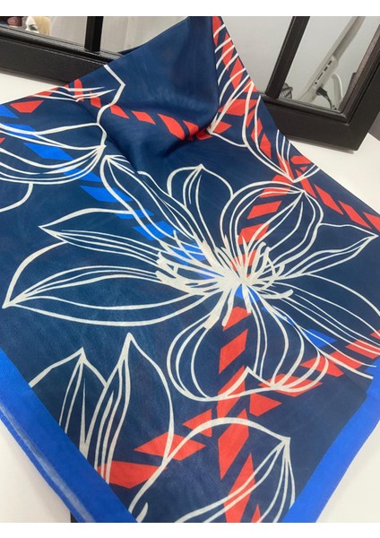 Akel Çiçek Desen Soft Pamuk Eşarp fırsatları