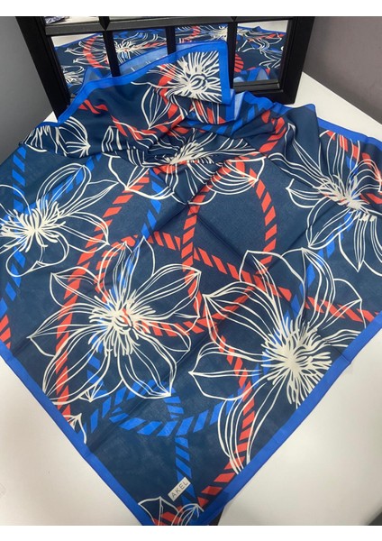 Akel Çiçek Desen Soft Pamuk Eşarp indirimleri