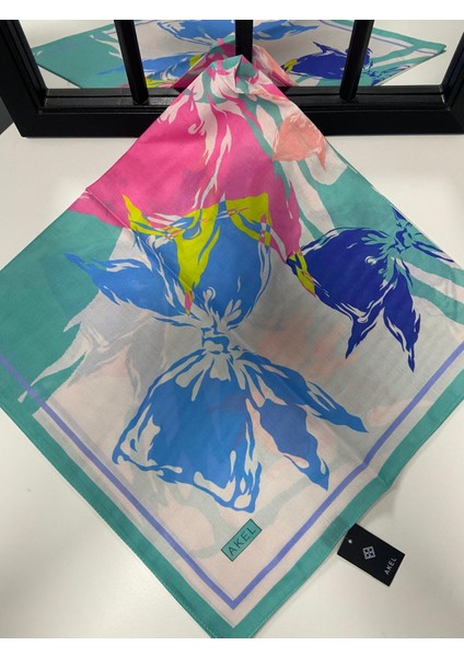 Akel Menekşe Desen Soft Eşarp fırsatları