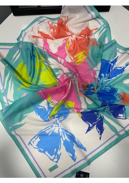 Akel Menekşe Desen Soft Eşarp indirimleri