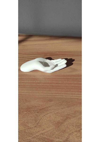 Mumluk Şamdan El Mumluk Beyaz 17 x 7 cm fiyatları