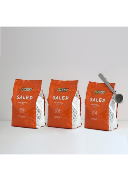 Salep 3 Kiloluk Paket Ölçü Kaşığı Hediyeli 3 kg