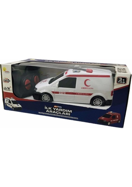 1/24 Uzaktan Kumandalı Ilk Yardım Arabası