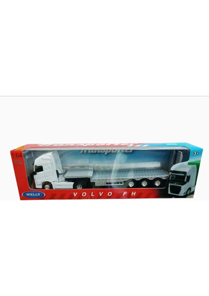 Welly 1/64 Volvo Fh Iş Makinesi Taşıyıcısı