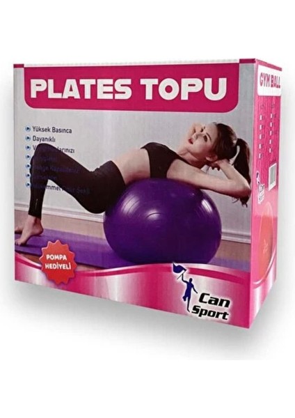65CM Pilates Topu Pompa Hediyeli