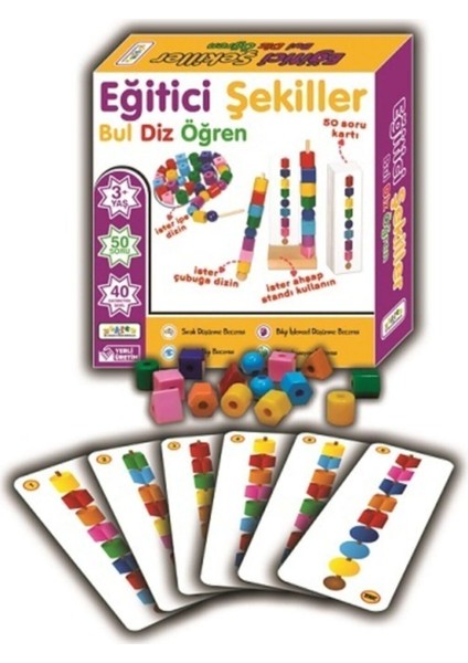 Eğitici Ahşap Şekiller Oyunu Motor Becerileri Geliştirici indirimleri