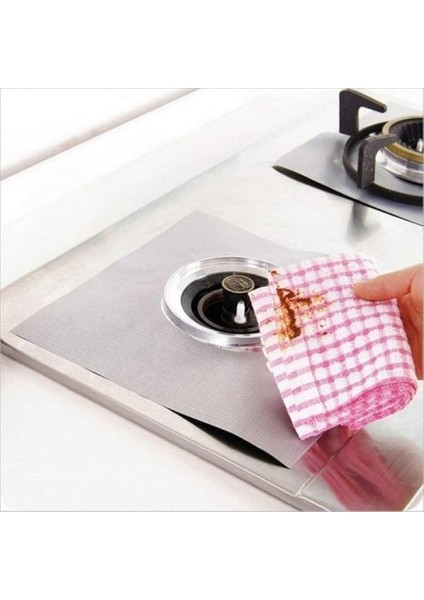 Ocak Koruyucu Alüminyum Ped Seti 4 Adet fırsatları