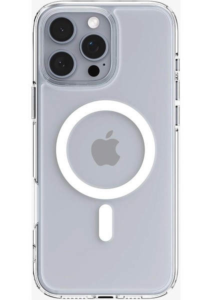 iPhone 16 Pro Max Uyumlu Kılıf Crystal Magsafe Özellikli Şeffaf Kapak fiyatları