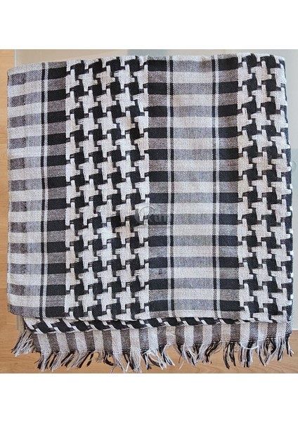 Askeri Puşi, Şal, Bandana, Eşarp Desenli Sarı-Siyah Desenli