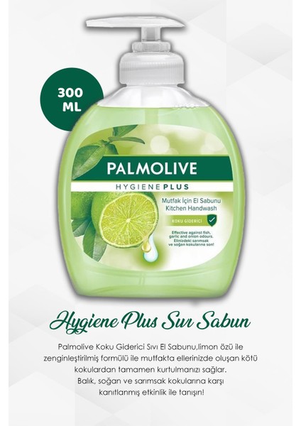 2'li Set Palmolive Hygiene Plus Koku Giderici Sıvı Sabun 300 ml