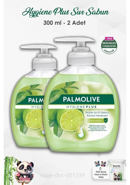 2'li Set Palmolive Hygiene Plus Koku Giderici Sıvı Sabun 300 ml